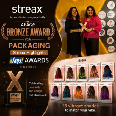 Streax Highlights Packaging - Afaqs Bronze Award